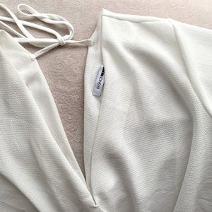 * S O L D * Fashion Nova Tie-Back Blouse